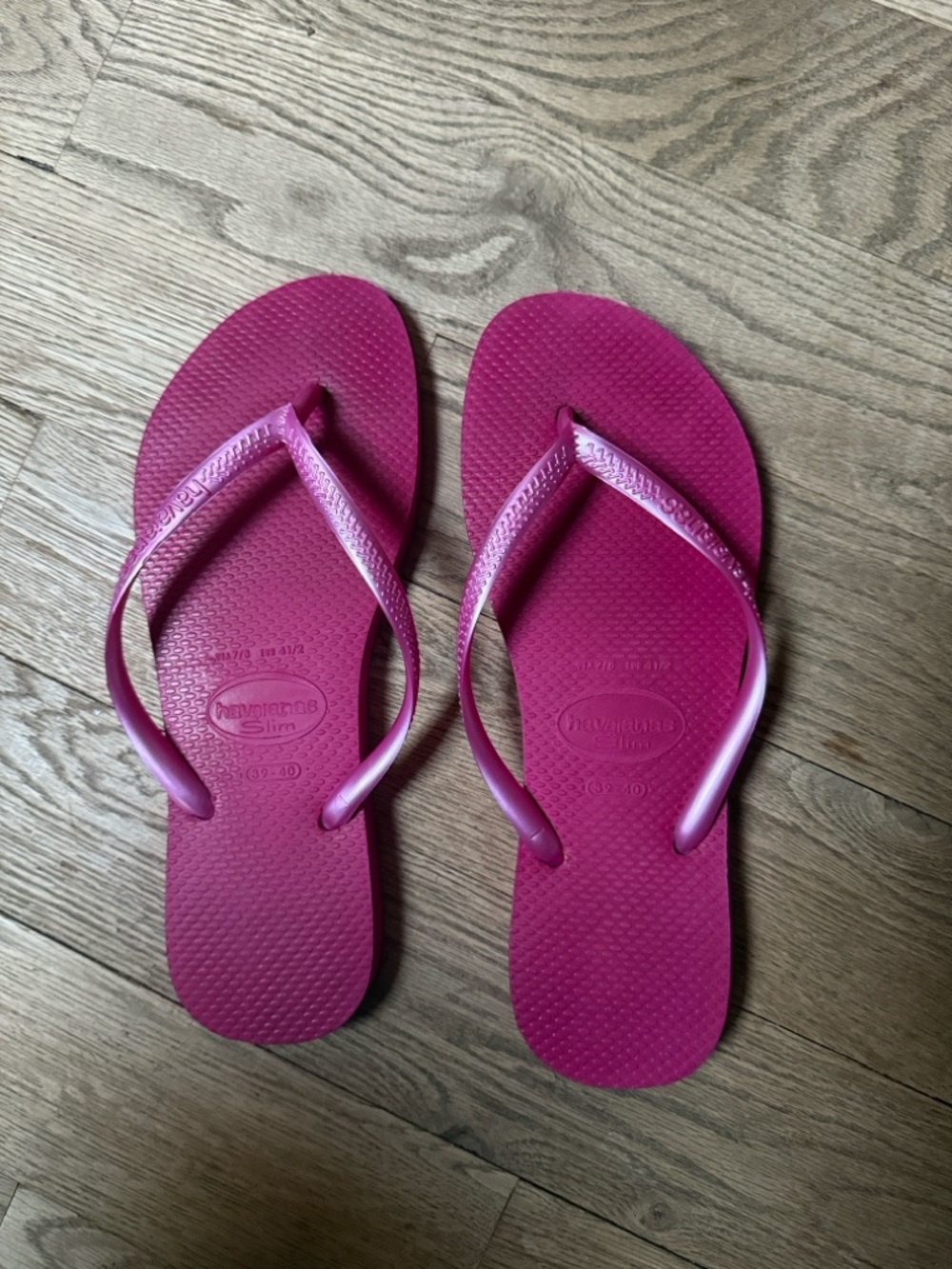 Havaianas Pink Slim Flip Flops